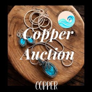 Handcrafted COPPER Jewelry Auction